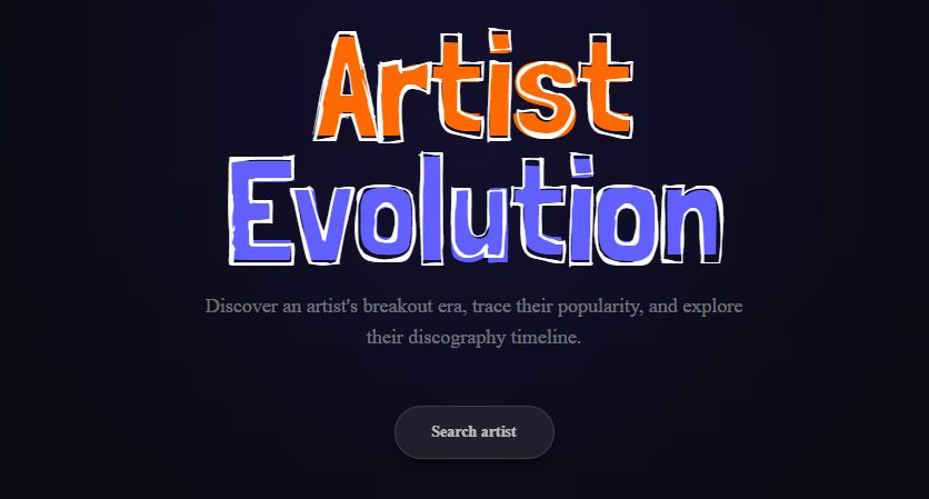 Artists Evolution Analyzer
